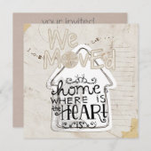 invitation de chauffage de maison (Devant / Derrière)