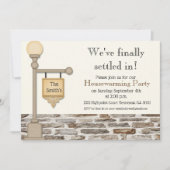 Invitation de Chauffage de Maison de Lampadaire Ru (Devant)