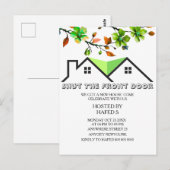 Invitation de Chauffage de Maison Invitation de Ch (Devant / Derrière)