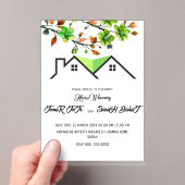 Invitation de Chauffage de Maison Modifiable, P (In situ (ordinateur de poche))