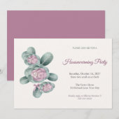 Invitation de Chauffage pour Rosettes de Chou Fleu (Devant / Derrière)
