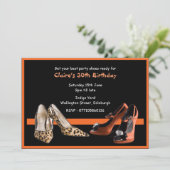 Invitation de chaussures de fête du 30e anniversai (Debout devant)