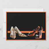 Invitation de chaussures de fête du 30e anniversai (Dos)