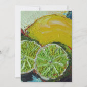 Invitation de chaux de citron (Devant)