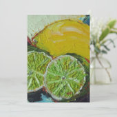 Invitation de chaux de citron (Debout devant)