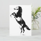 Invitation de cheval cabré (Debout devant)