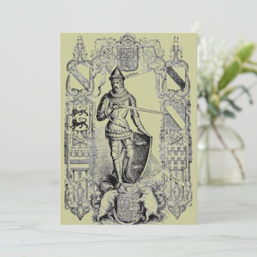 Invitation de chevalier (Debout devant)