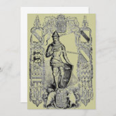 Invitation de chevalier (Devant / Derrière)