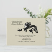 Invitation de chevaux et de Jokey (Debout devant)