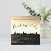 Invitation de Chicago Skyline Party (Debout devant)