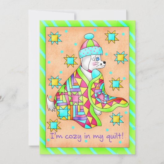 Invitation de chien de garde de surface personnali (Devant)