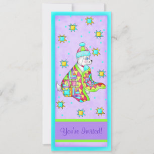 Invitation de chien de garde, personnalisable