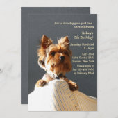 Invitation de chiot (Devant / Derrière)