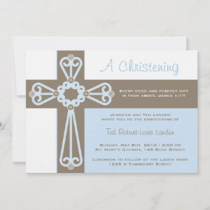 Invitation de Christening