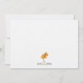Invitation de Christening (Dos)