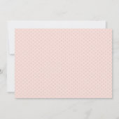 Invitation de Christening Girls - Wreath rose (Dos)