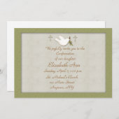 Invitation de Christian Dove (Devant / Derrière)