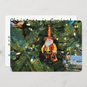 Invitation de Christmas Cowboy Père Noël