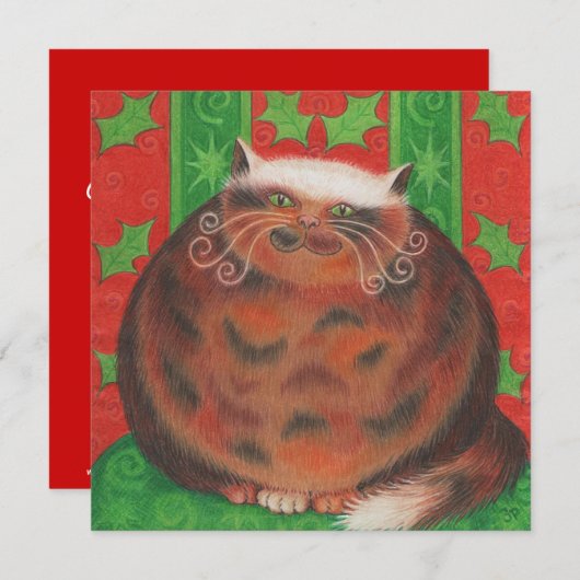 Invitation de Christmas Pud (Devant / Derrière)