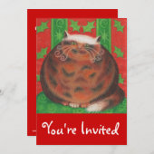 Invitation de Christmas Pud 'You're Invited' (Devant / Derrière)