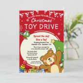 Invitation de Christmas Toy Drive (Debout devant)