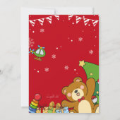 Invitation de Christmas Toy Drive (Dos)