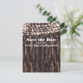 Invitation de chute de lumières de bois d'écorce r (Debout devant)