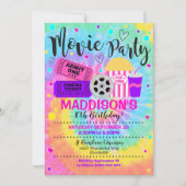 Invitation de cinéma fille Cinema Invitation de la (Devant)