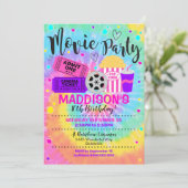 Invitation de cinéma fille Cinema Invitation de la (Debout devant)