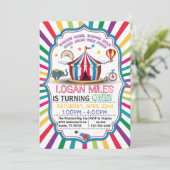 INVITATION DE CIRCUS POUR LES GARÇONS (Debout devant)