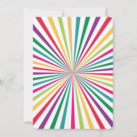 INVITATION DE CIRCUS POUR LES GARÇONS (Dos)