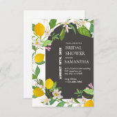 Invitation de Citrus Lemon Bridal Show (Devant / Derrière)