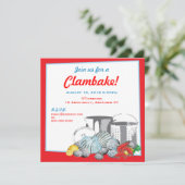 Invitation de Clambake (Debout devant)