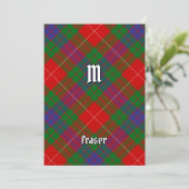 Invitation de Clan Fraser Tartan (Debout devant)
