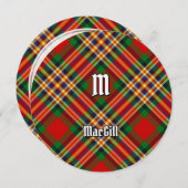 Invitation de Clan MacGill Tartan (Devant / Derrière)