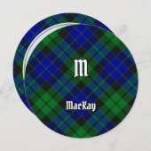 Invitation de Clan MacKay Tartan (Devant / Derrière)
