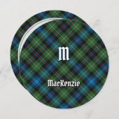 Invitation de Clan MacKenzie Tartan (Devant / Derrière)