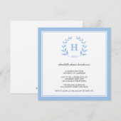 Invitation de classe de remise de diplômes de mono (Devant / Derrière)