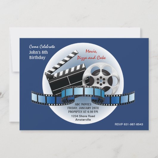 Invitation de classiques de film (Devant)