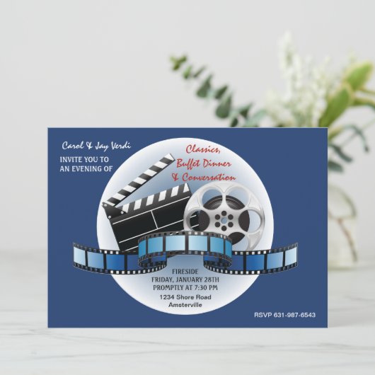 Invitation de classiques de film (Debout devant)