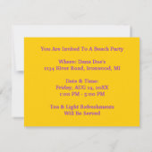 Invitation de clôture à l'ère du Playparty de plag (Dos)