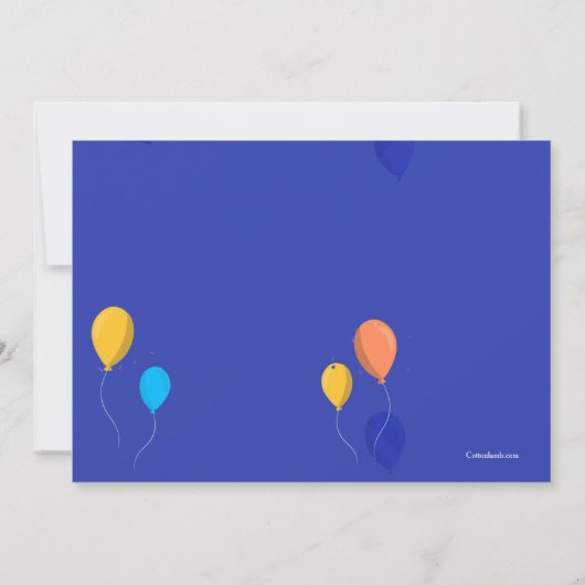 Invitation de Clown (Dos)