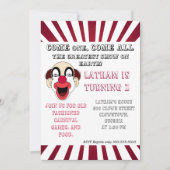 Invitation de clowns (Devant)