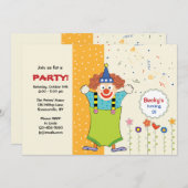 Invitation de clowns (Devant / Derrière)