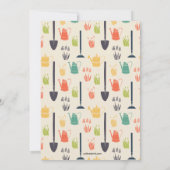 Invitation de club de jardin (Dos)