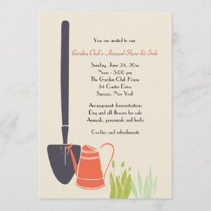 Invitation de club de jardin