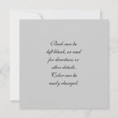 Invitation de cocktail (Dos)