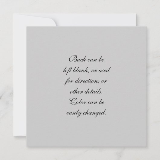 Invitation de cocktail (Dos)