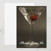 Invitation de cocktail (Devant / Derrière)