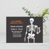 Invitation de cocktail de Halloween (Debout devant)